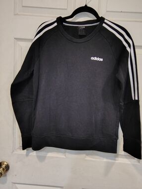 Adidas Women's Black Sweatshirt Size M
